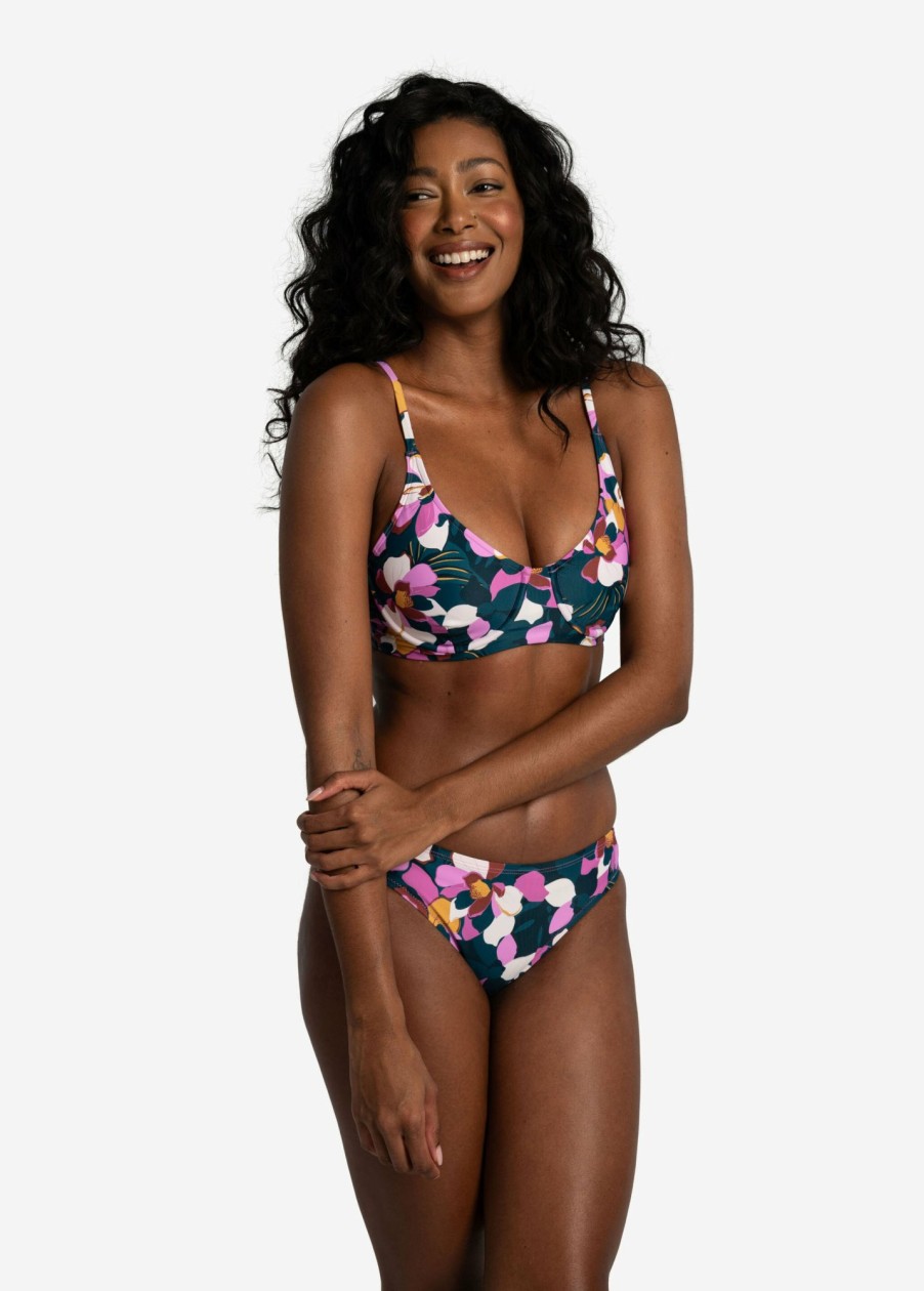 WOMEN Lole Swimwear | Caribbean Bikini Bottoms - Rio Floral Crocus