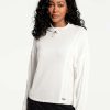 WOMEN Lole Hoodies & Sweaters | Vanier Funnel- Neck Pullover Sweater - Gardenia