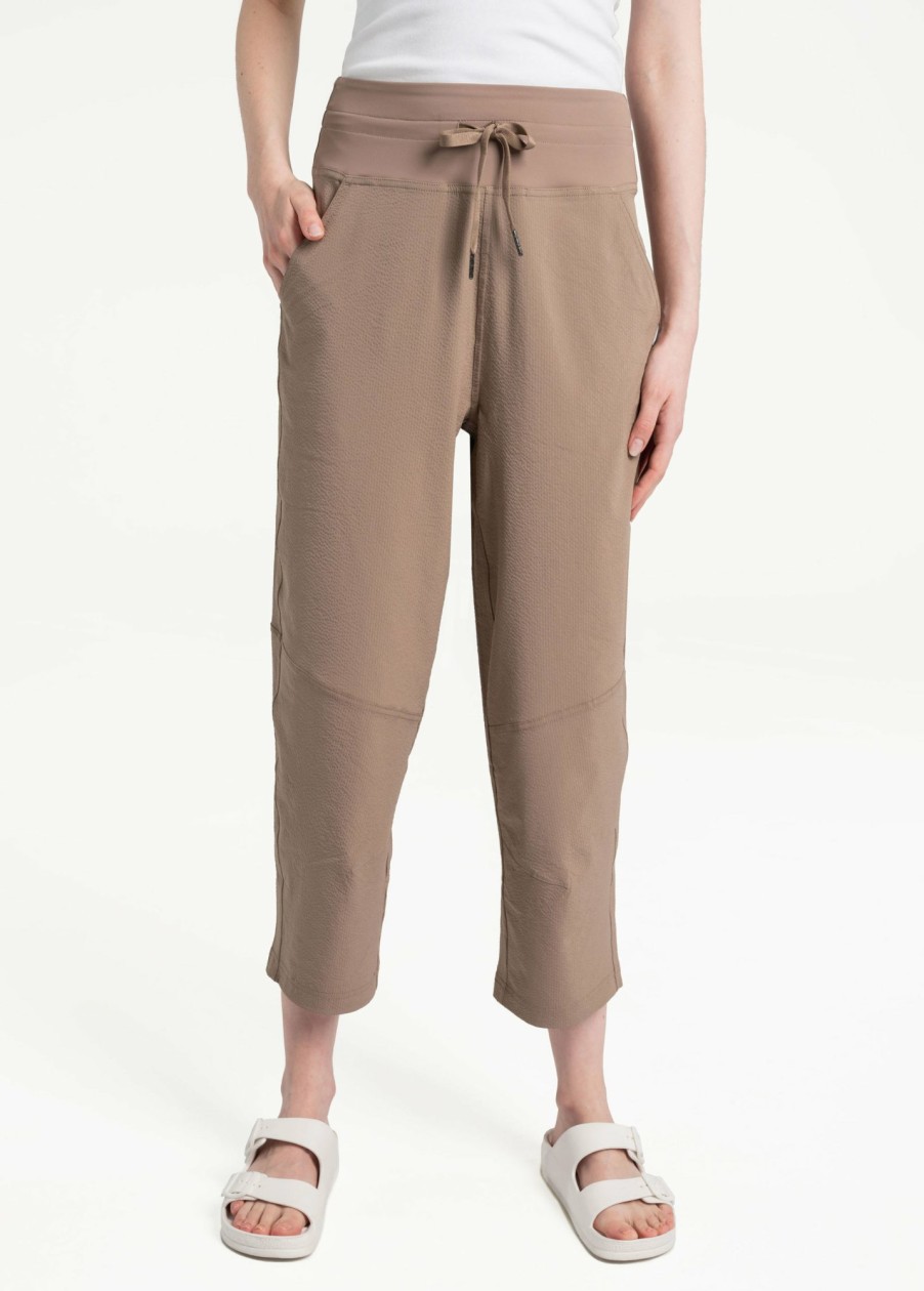 WOMEN Lole Joggers & Pants | Momentum Crops - Fossil