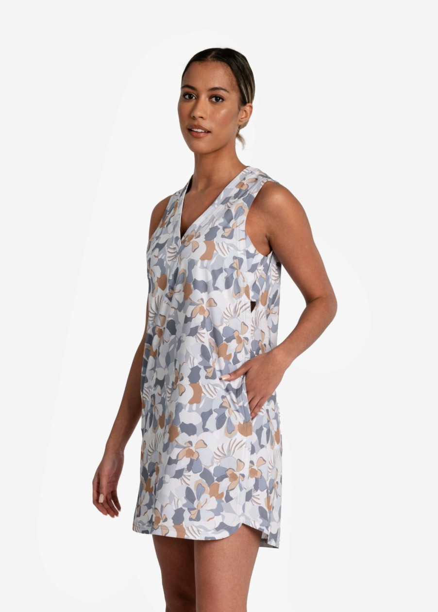 WOMEN Lole Fitness & Running | Olivie Tank Dress - Rio Floral Ash