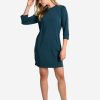 WOMEN Lole Dresses & Jumpsuits | Performance Wool 3/4 Sleeve Dress - Fjord Blue