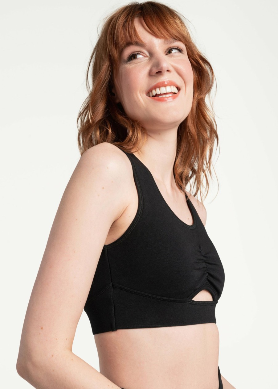 WOMEN Lole Sports Bras | Organic Cotton Bra - Black