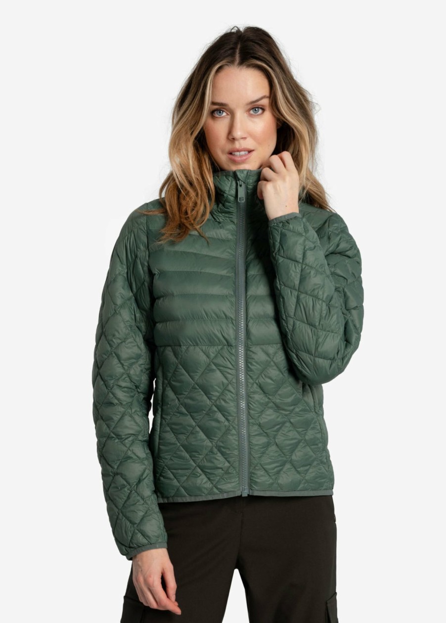 WOMEN Lole Mid-season Jackets | The Base Insulated Jacket - Marlin Blue