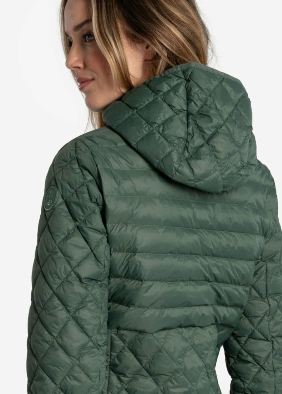 WOMEN Lole Mid-season Jackets | The Base Insulated Jacket - Marlin Blue