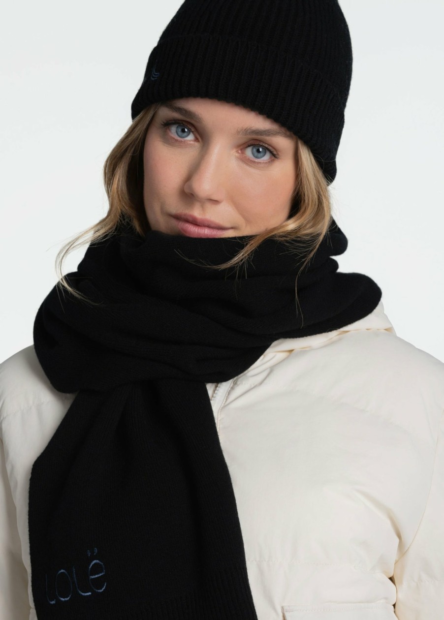 WOMEN Lole Skiing | Everyday Merino Wool Scarf - Black