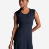 WOMEN Lole Dresses & Jumpsuits | Traverse Short Sleeve Dress - Outerspace Heather