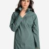 WOMEN Lole Mid-season Jackets | Element Long Rain Jacket - Marlin Blue