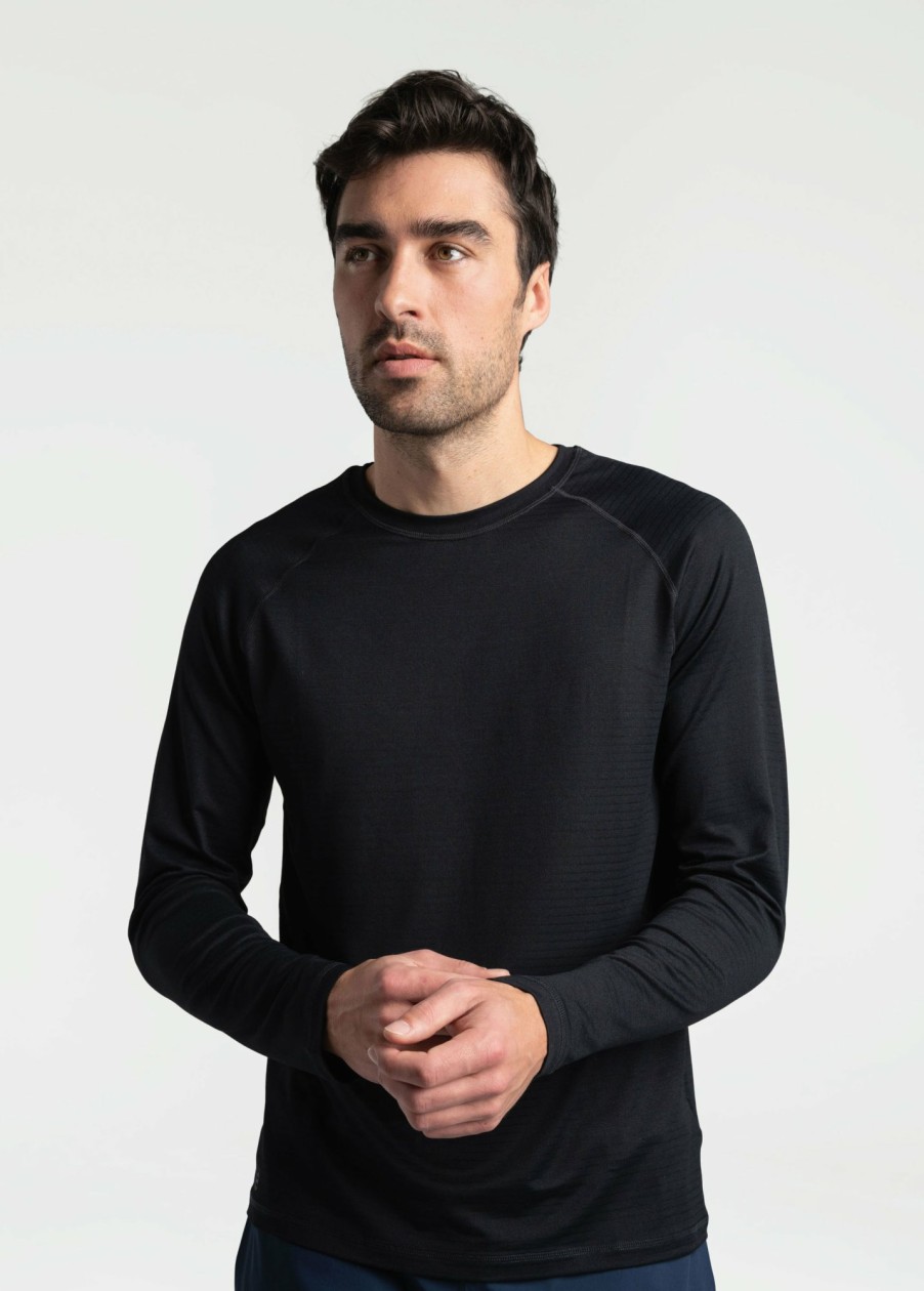 MEN Lole T-shirts & Hoodies | Jasper Long Sleeve - Black