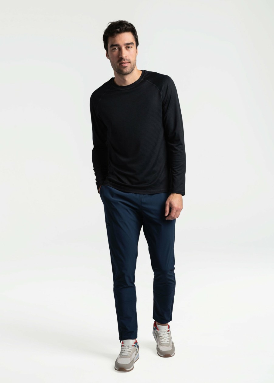 MEN Lole T-shirts & Hoodies | Jasper Long Sleeve - Black