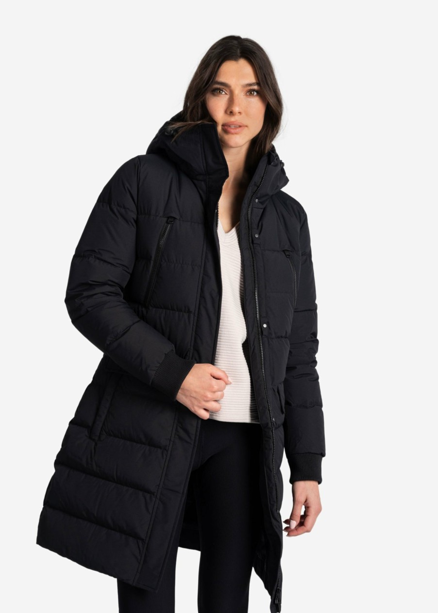 WOMEN Lole Winter Jackets | Katie Edition Winter Down Jacket - Black