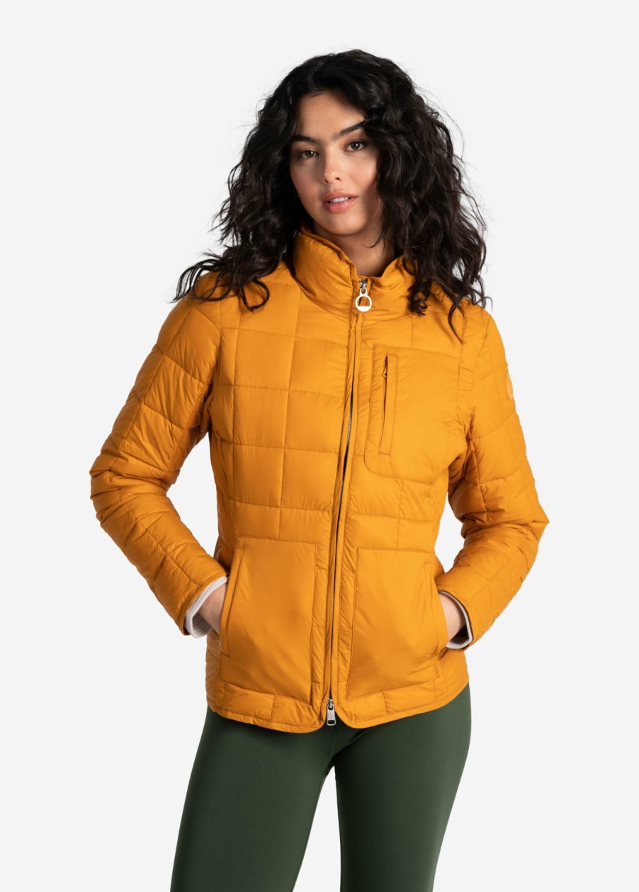 WOMEN Lole Mid-season Jackets | Daily Insulated Jacket - Inca Gold