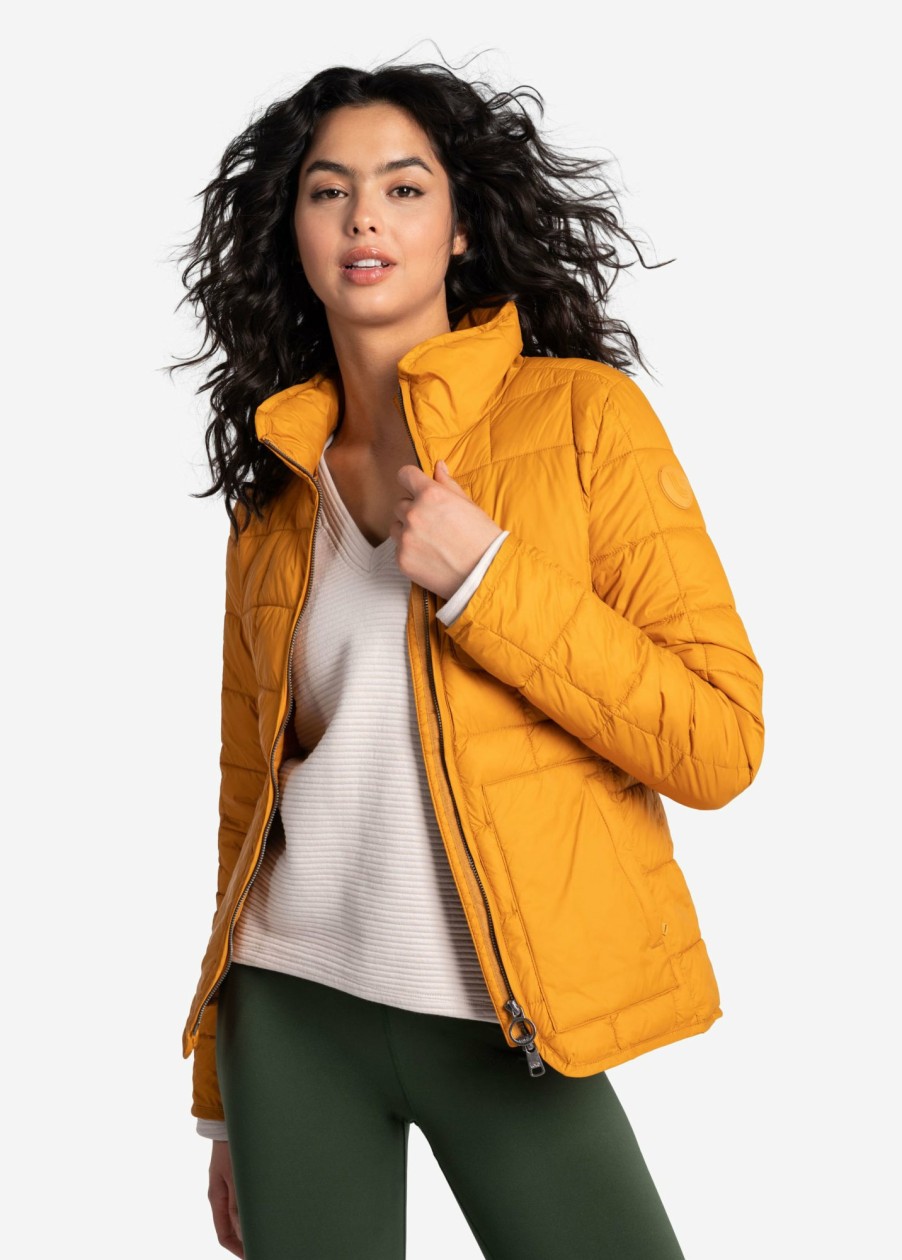 WOMEN Lole Mid-season Jackets | Daily Insulated Jacket - Inca Gold