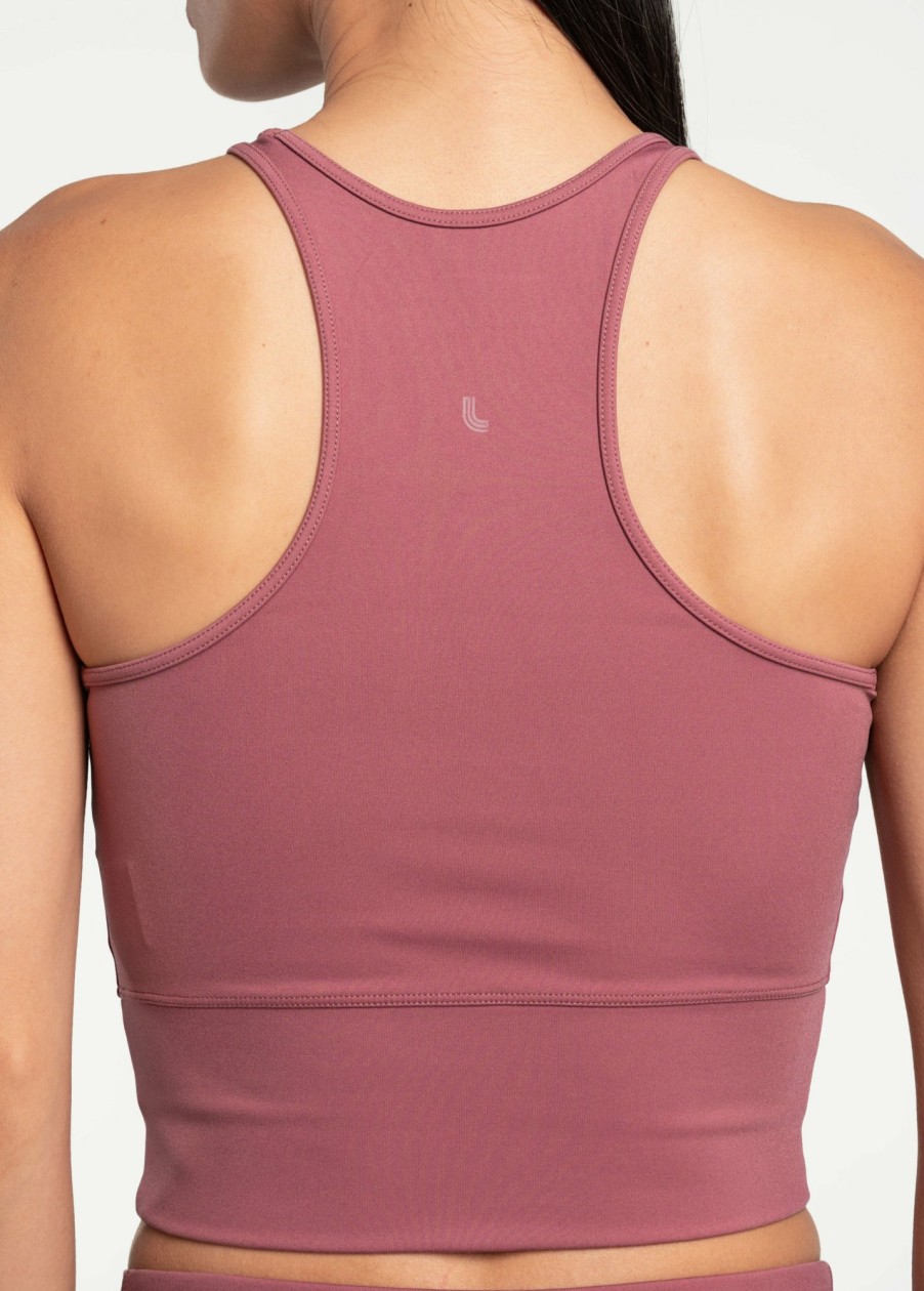 WOMEN Lole Tees & Tanks | Comfort Stretch Crop Tank Top - Thistle