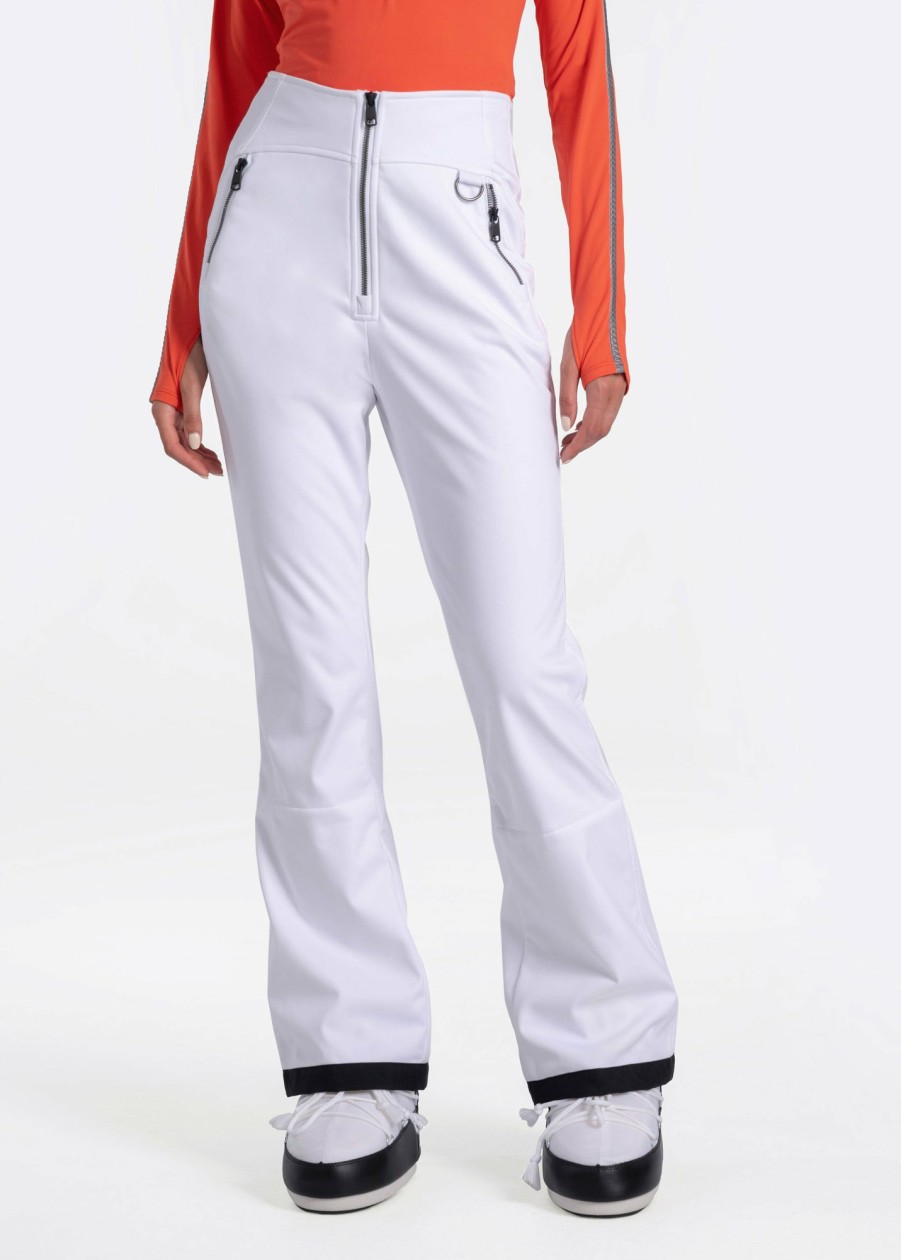 WOMEN Lole Outerwear | Olympia Softshell Snow Pants - White