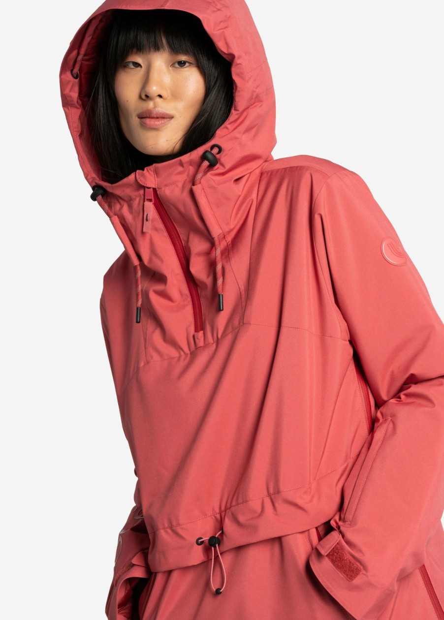 WOMEN Lole Winter Jackets | Olympia Oversized Insulated Jacket - Cerise