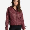 WOMEN Lole Mid-season Jackets | Maria Insulated Quilted Jacket - Port