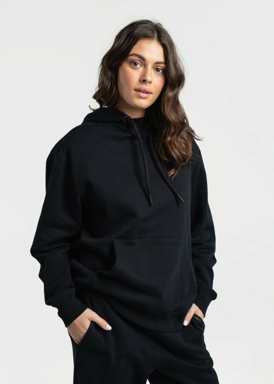 WOMEN Lole Hoodies & Sweaters | Essential Organic Cotton Hoodie - Black