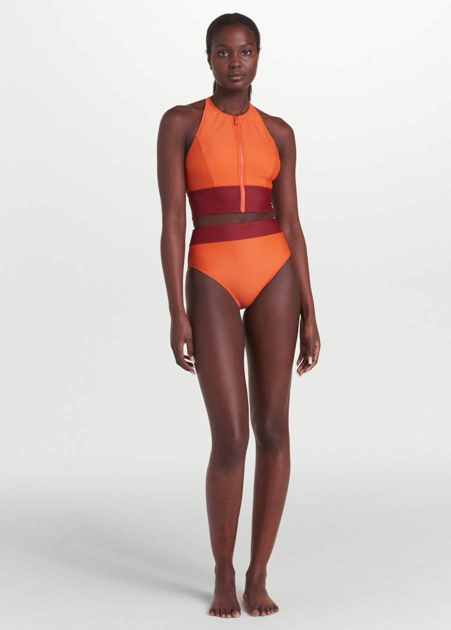 WOMEN Lole Swimwear | Mojito Bikini Bottom - Burnt Sienna