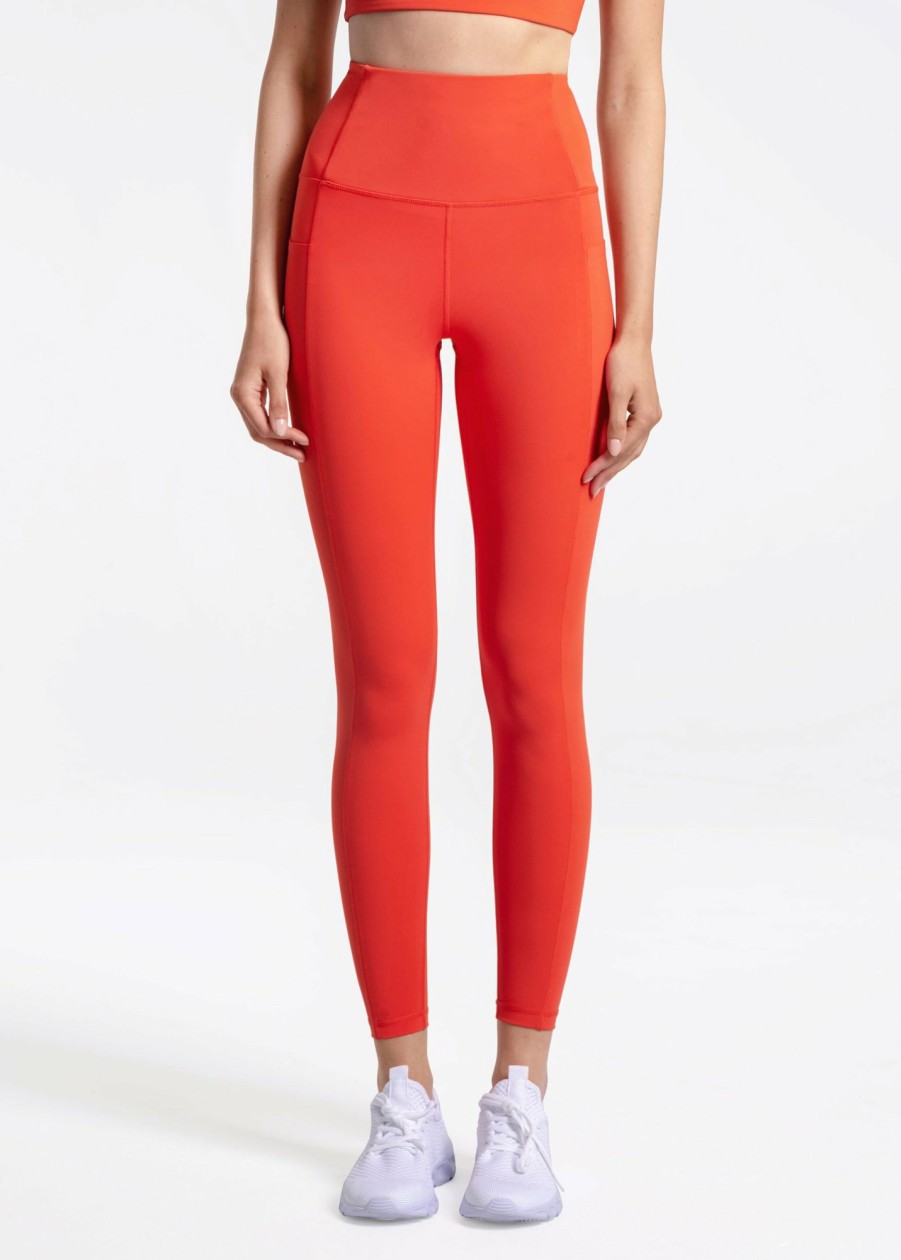 WOMEN Lole Leggings | Step Up Ankle Leggings - Paprika