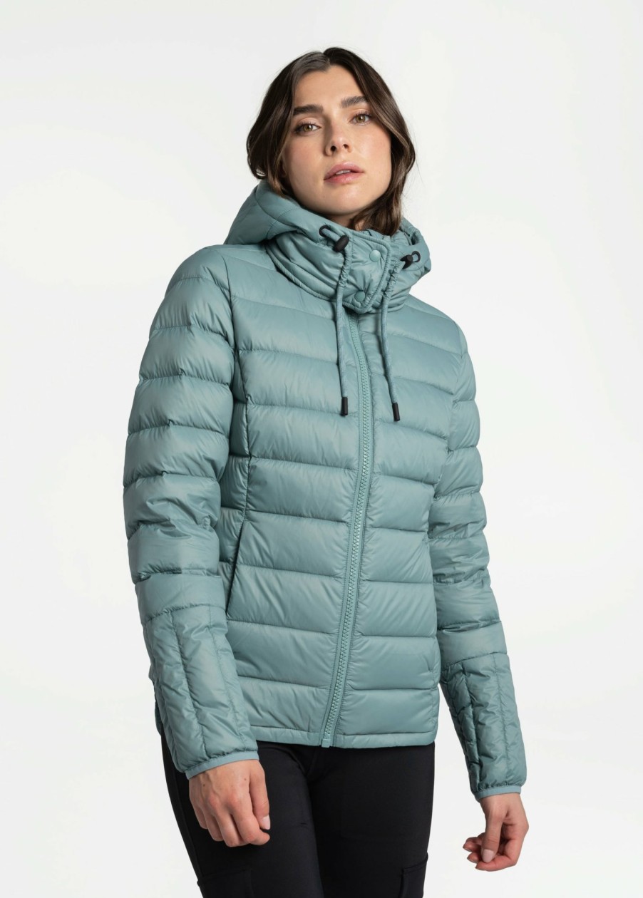 WOMEN Lole Mid-season Jackets | Emeline Down Jacket - Beryl Blue