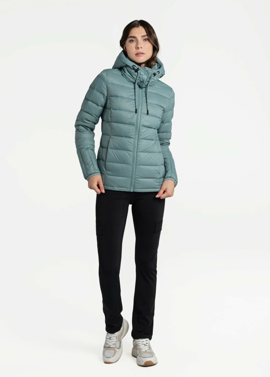 WOMEN Lole Mid-season Jackets | Emeline Down Jacket - Beryl Blue