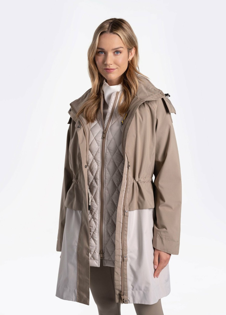 WOMEN Lole Mid-season Jackets | Aubrey Insulated Jacket - Oyster