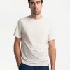 MEN Lole T-shirts & Hoodies | Performance Wool Short Sleeve - Ecru