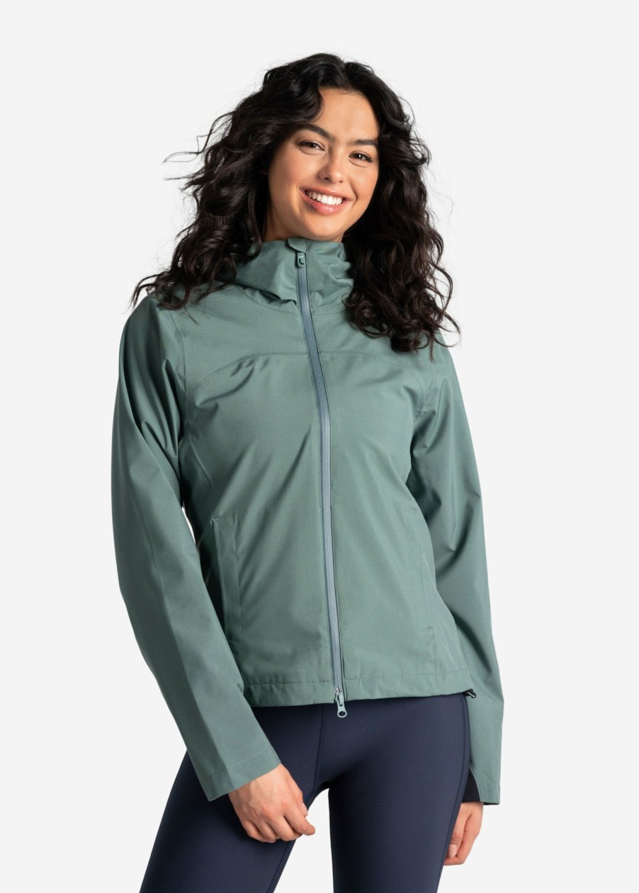 WOMEN Lole Mid-season Jackets | Element Rain Jacket - Marlin Blue