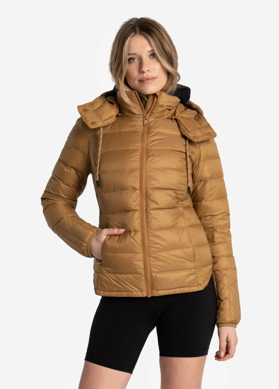 WOMEN Lole Mid-season Jackets | Emeline Down Jacket - Russet