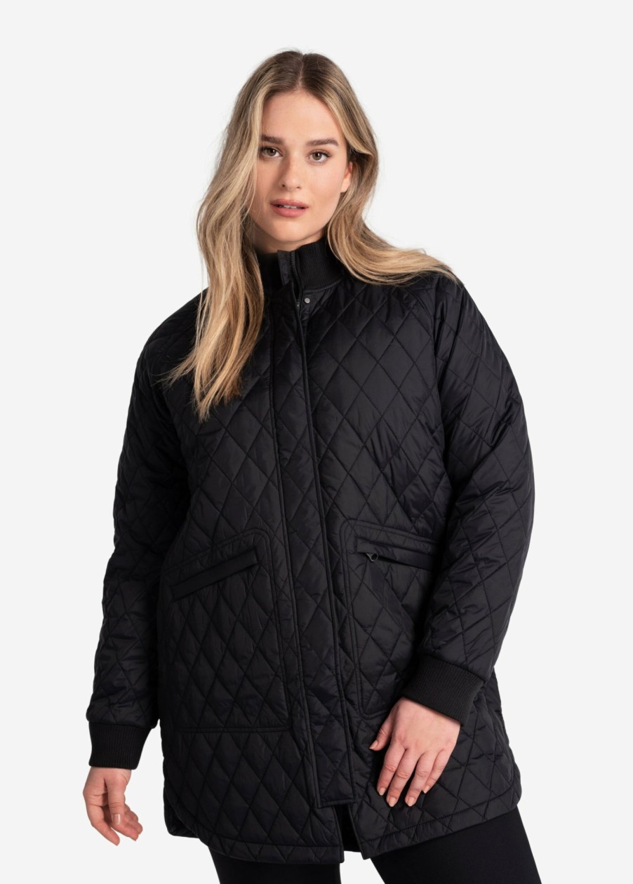 WOMEN Lole Mid-season Jackets | 3/4 Bomber Jacket - Black