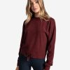 WOMEN Lole Loungewear | Om Tech Crew Neck Long Sleeve - Port Heather