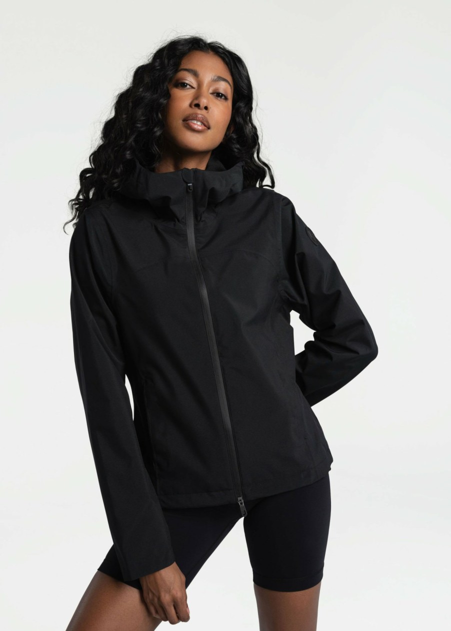 WOMEN Lole Mid-season Jackets | Element Rain Jacket - Black