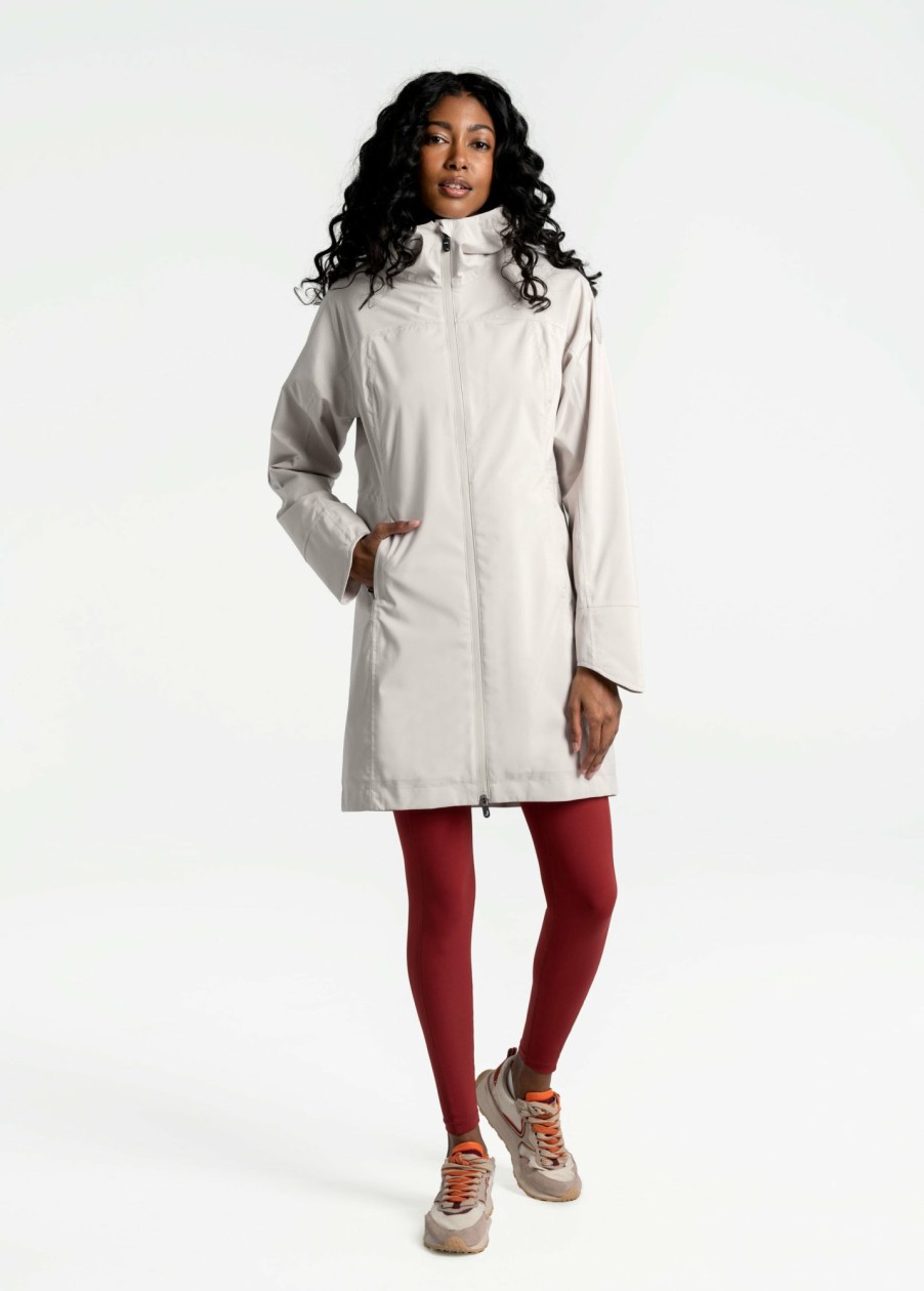 WOMEN Lole Mid-season Jackets | Element Long Rain Jacket - Abalone