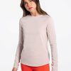 WOMEN Lole Tees & Tanks | Performance Wool Long Sleeve - Abalone