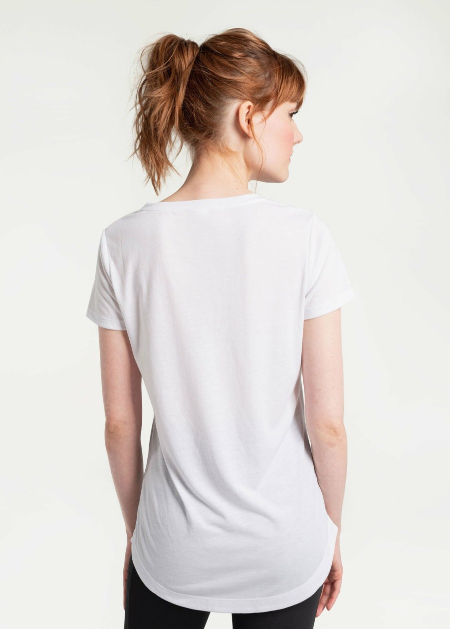 WOMEN Lole Tees & Tanks | Everyday V- Neck Short Sleeve - White