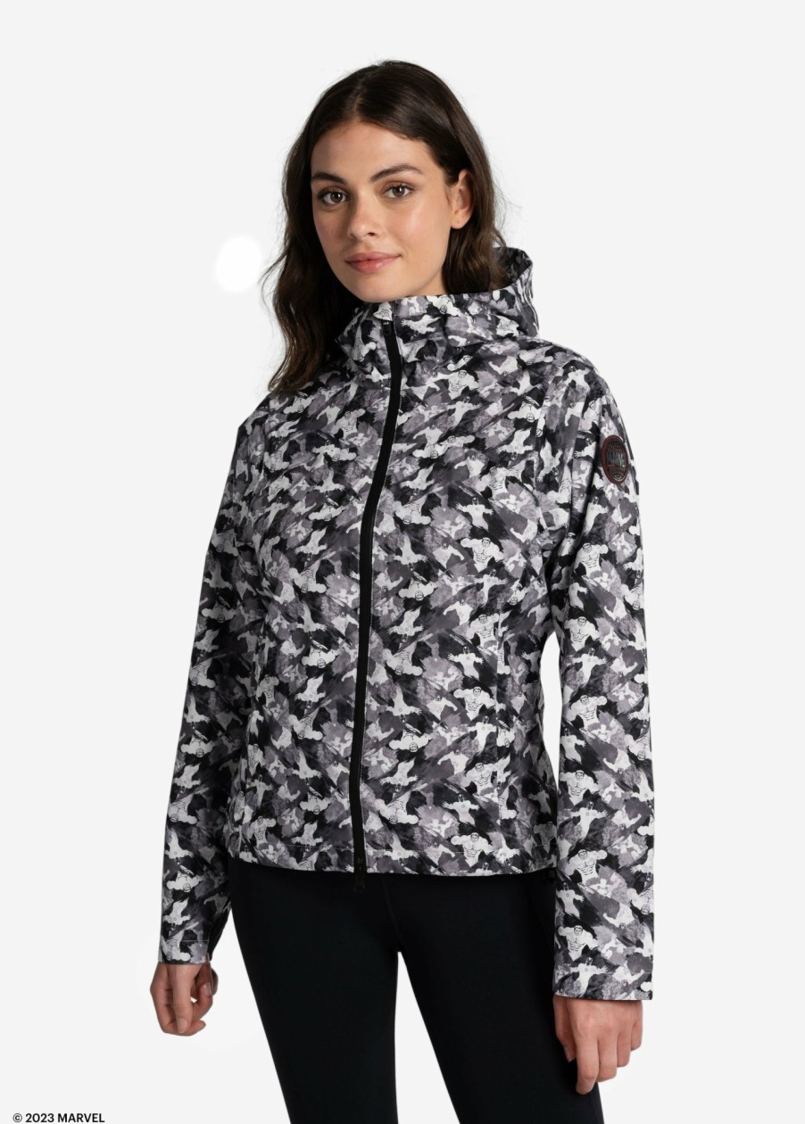 WOMEN Lole Mid-season Jackets | Element Rain Jacket - Marvel Camo