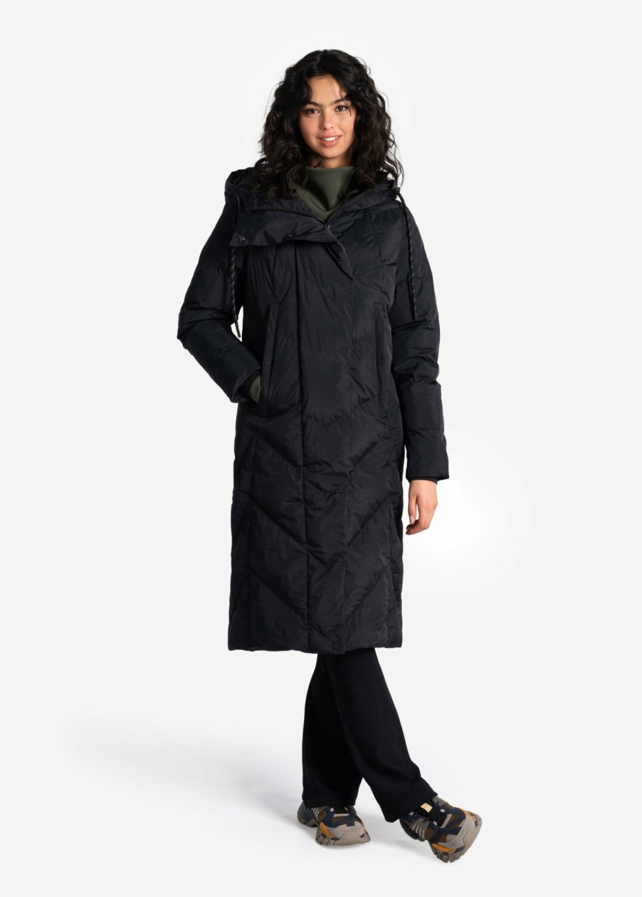 WOMEN Lole Winter Jackets | City Chic Vegan Down Winter Jacket - Black