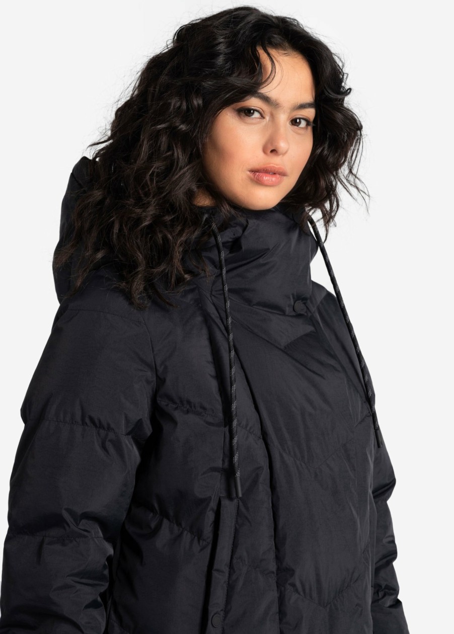 WOMEN Lole Winter Jackets | City Chic Vegan Down Winter Jacket - Black