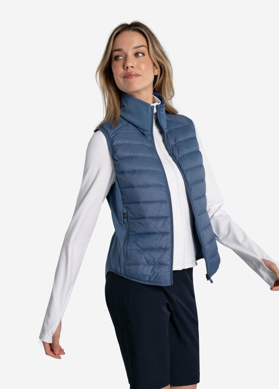 WOMEN Lole Mid-season Jackets | Just Insulated Vest - Ironstone