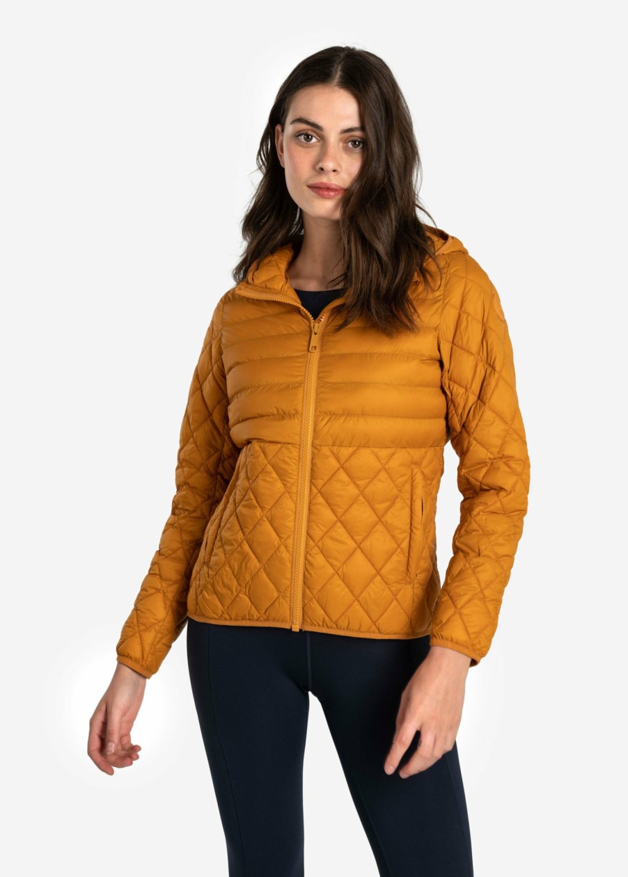 WOMEN Lole Mid-season Jackets | The Base Insulated Jacket - Inca Gold