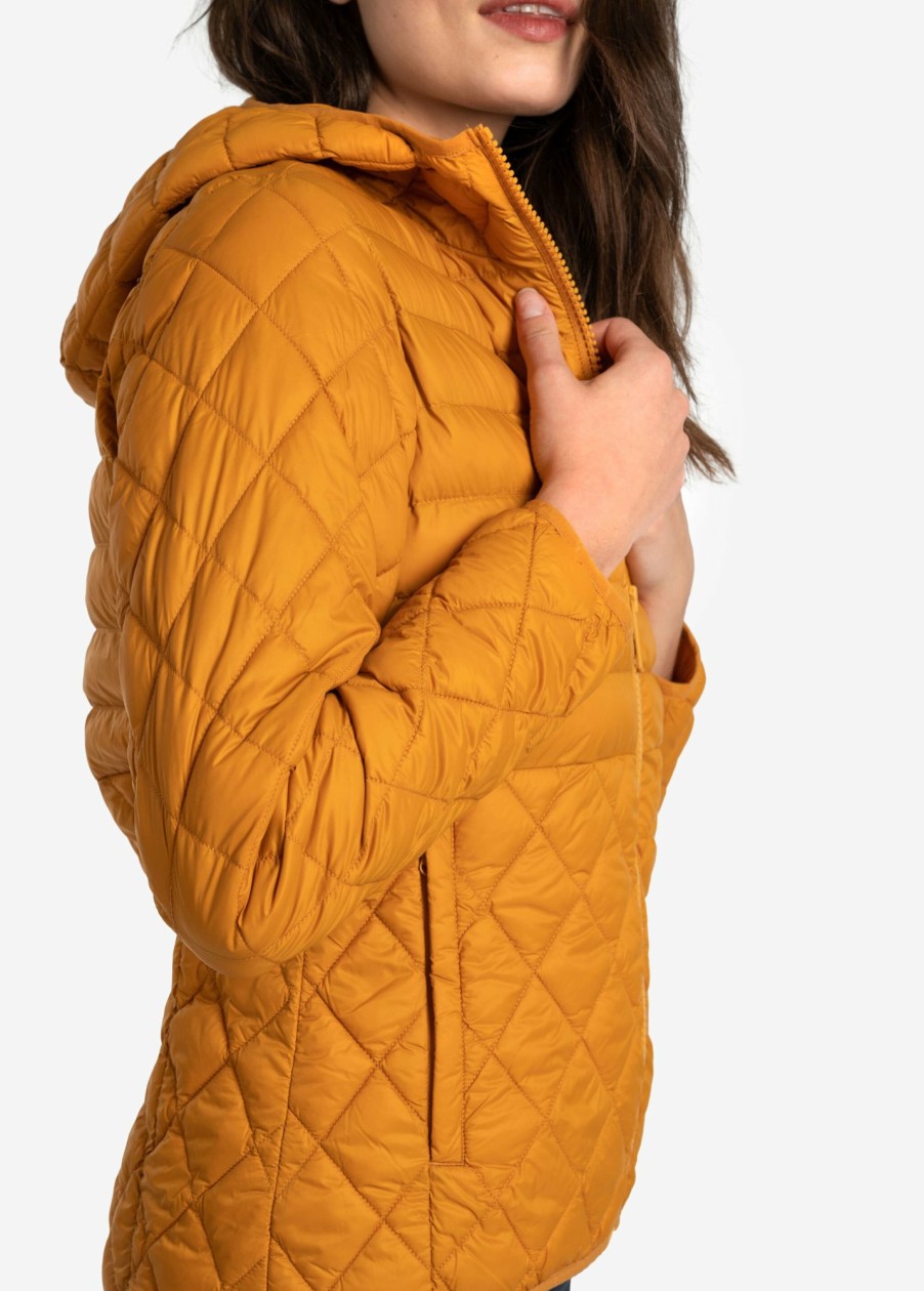 WOMEN Lole Mid-season Jackets | The Base Insulated Jacket - Inca Gold