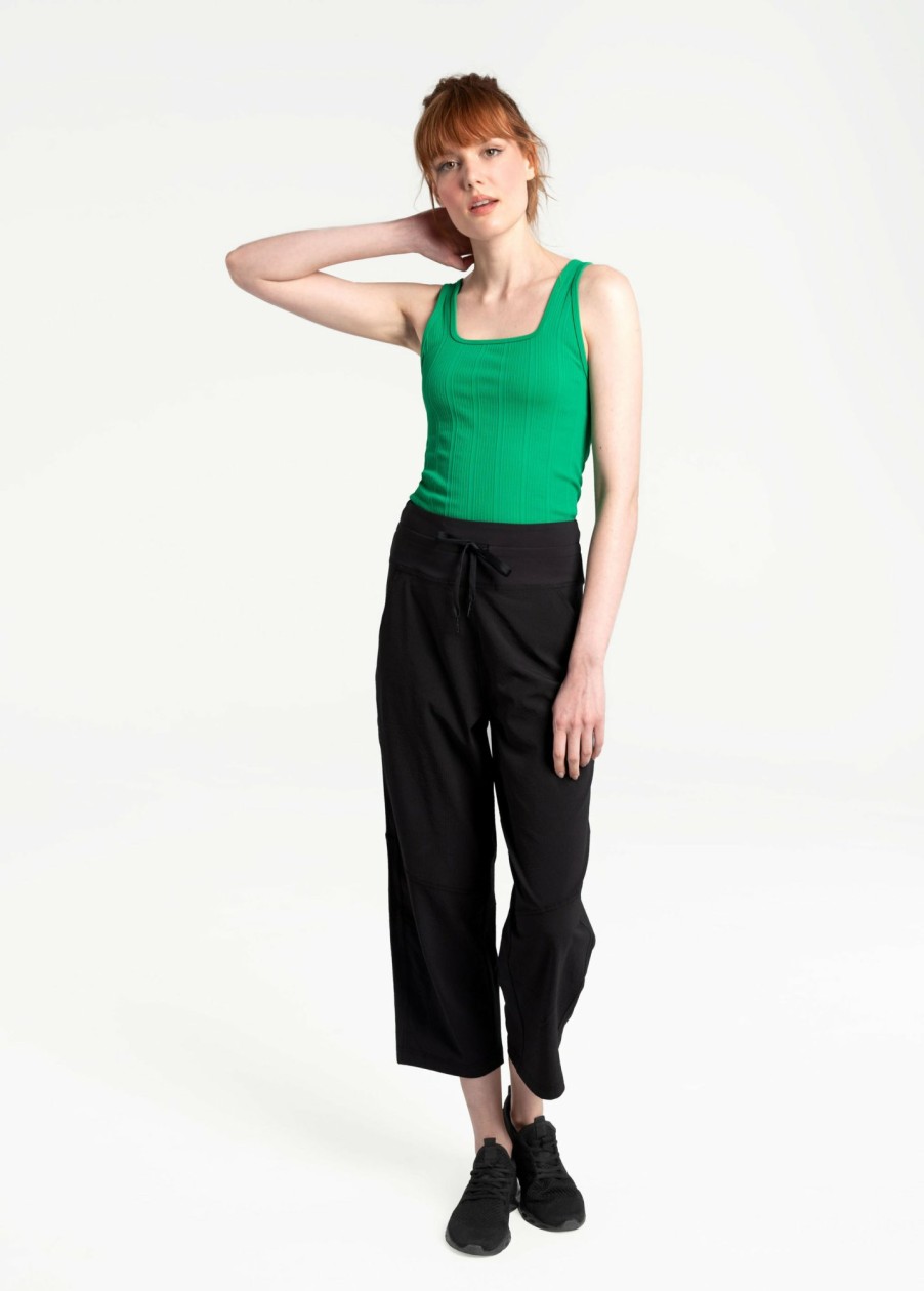 WOMEN Lole Joggers & Pants | Momentum Crops - Black