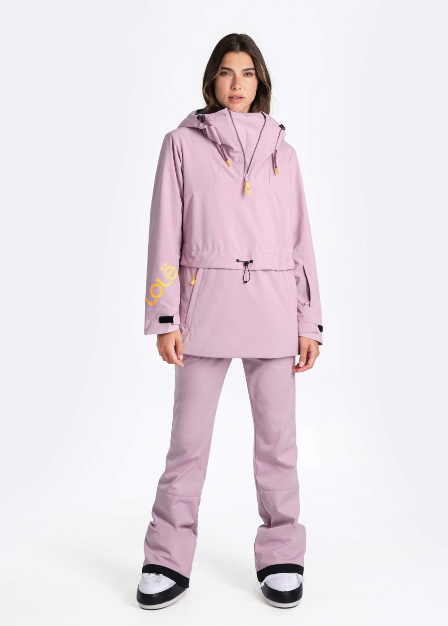 WOMEN Lole Outerwear | Olympia Softshell Snow Pants - Mauve