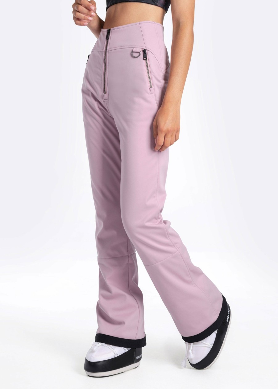 WOMEN Lole Outerwear | Olympia Softshell Snow Pants - Mauve