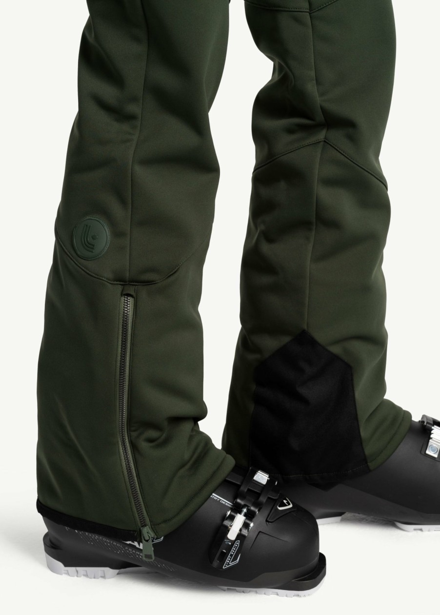 WOMEN Lole Outerwear | Fernie Softshell Snow Pants - Kombu