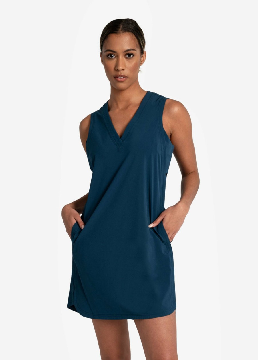 WOMEN Lole Fitness & Running | Olivie Tank Dress - Fjord Blue