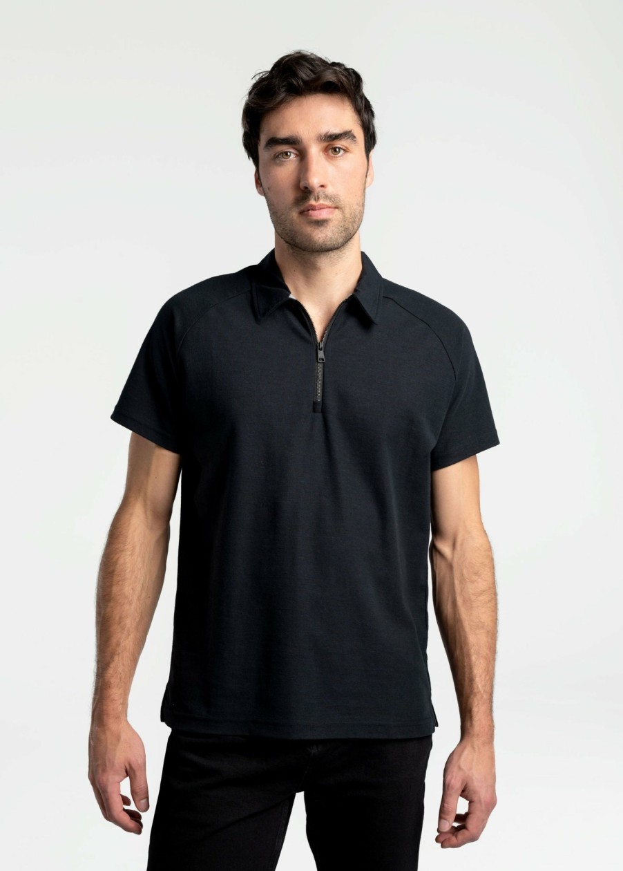 MEN Lole T-shirts & Hoodies | Colin Polo Short Sleeve - Black