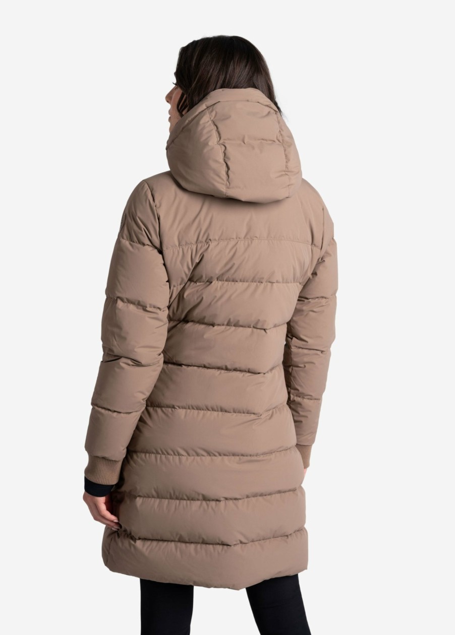 WOMEN Lole Winter Jackets | Katie Edition Winter Down Jacket - Fossil