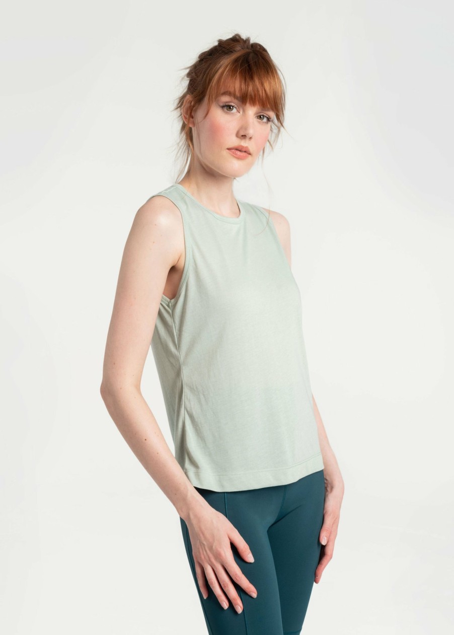 WOMEN Lole Tees & Tanks | Everyday Tank Top - Nebula Green