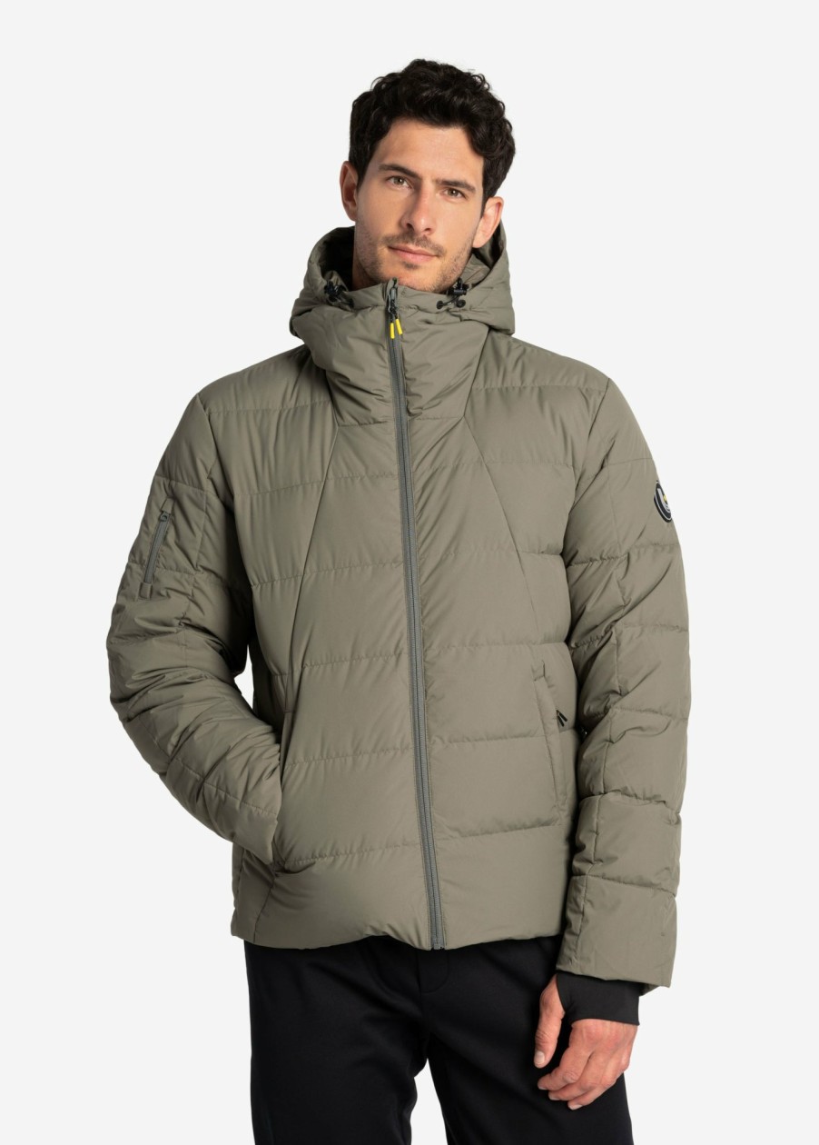 MEN Lole Winter Jackets | Odin Down Jacket - Desert Green